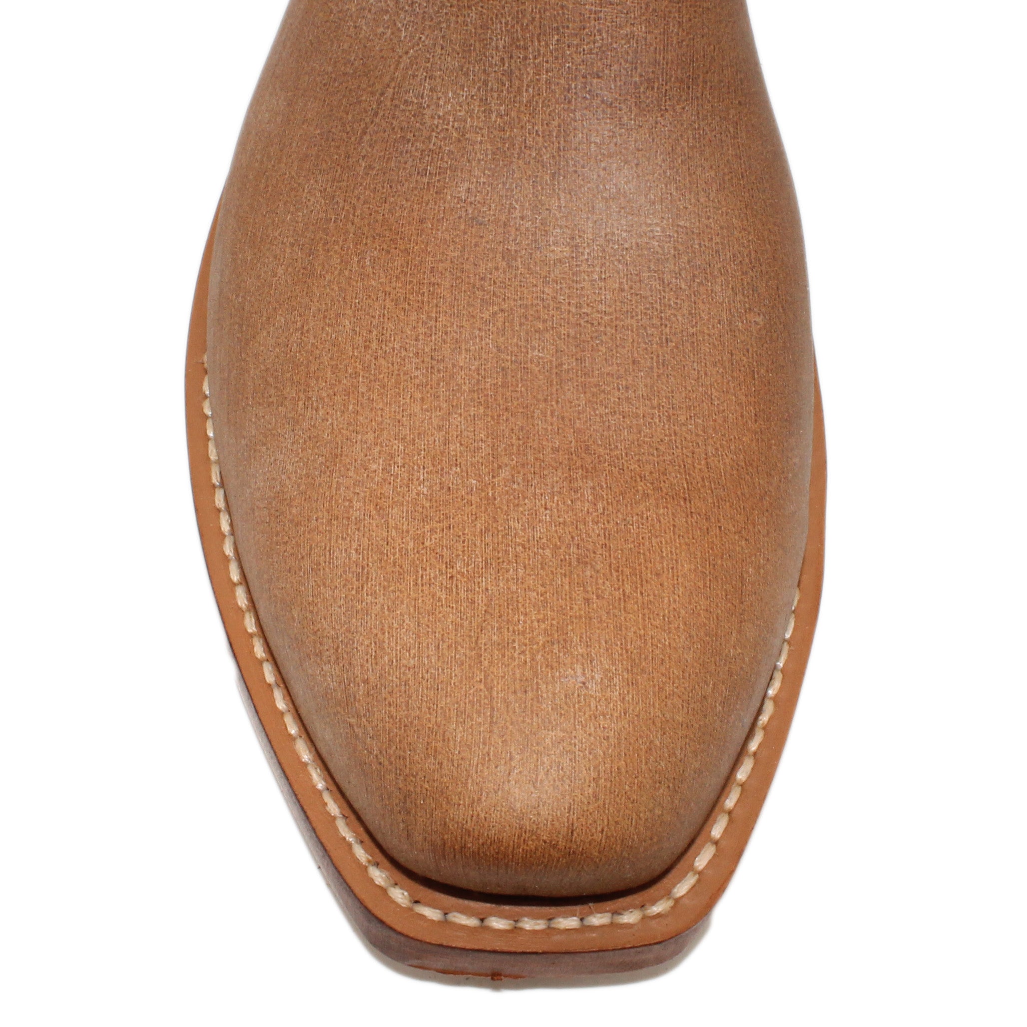 16" Purple Upper w/ Tulip Stitching
Yak Vamp
Regular Forties Square Toe
Extreme Underslung Heel
Leather Sole