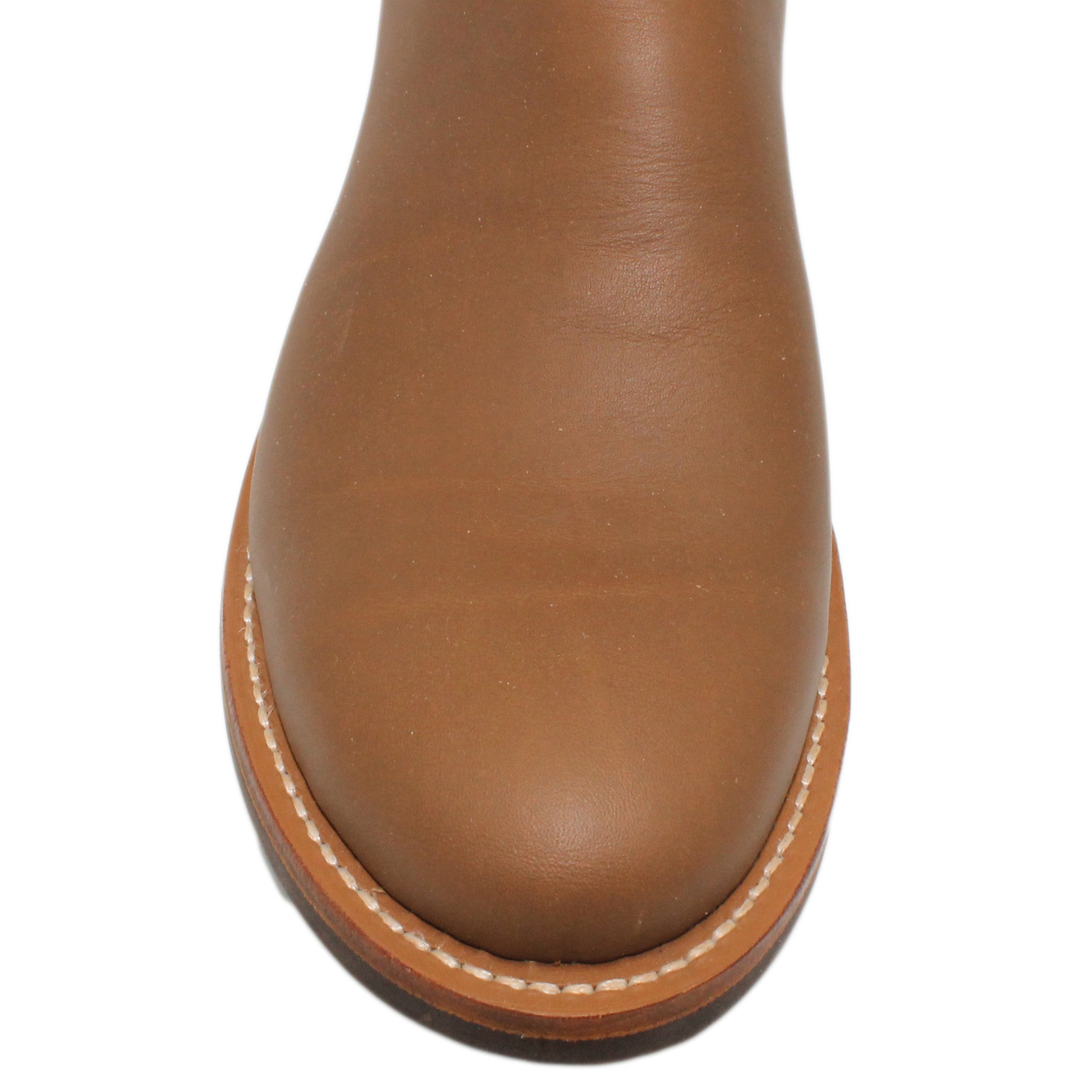 14" Blue Upper w/ Beck Classic Stitching
Saddle Timberjack Steer Vamp
Round Toe
Block Heel