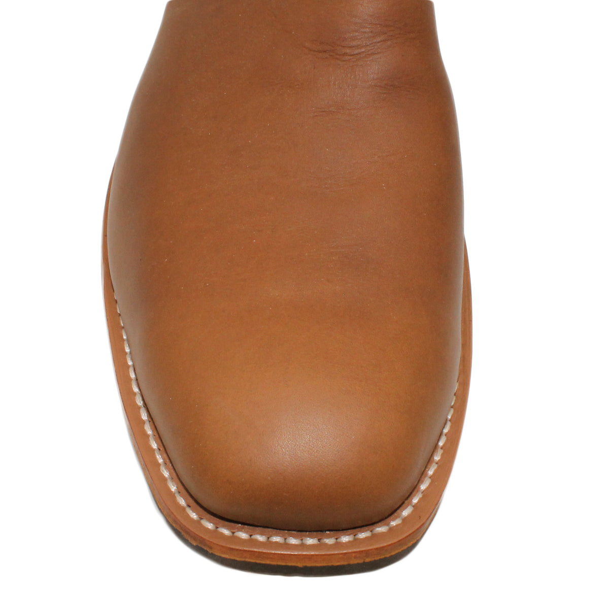 16" Blue Uppers w/ Tulip Stitching
Saddle Timberjack Steer Vamp
Wide French Square Toe
Slightly Tapered Heel