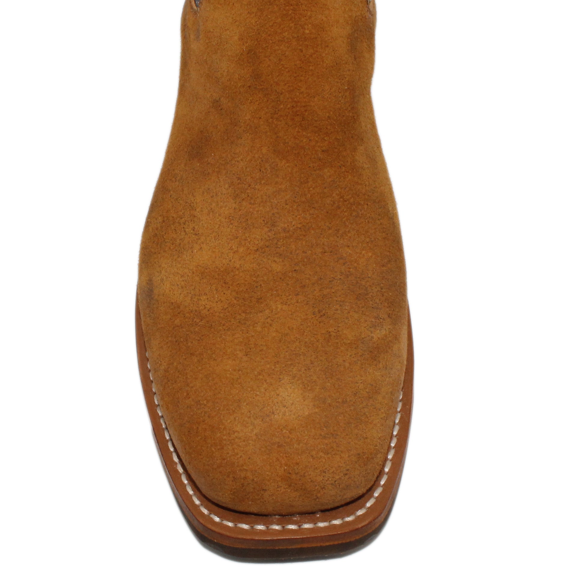 14" Blue upper w/ Diamond Stitching
Tibetan Yak Rough Out Vamp
Wide French Square Toe
Slightly Tapered Heel