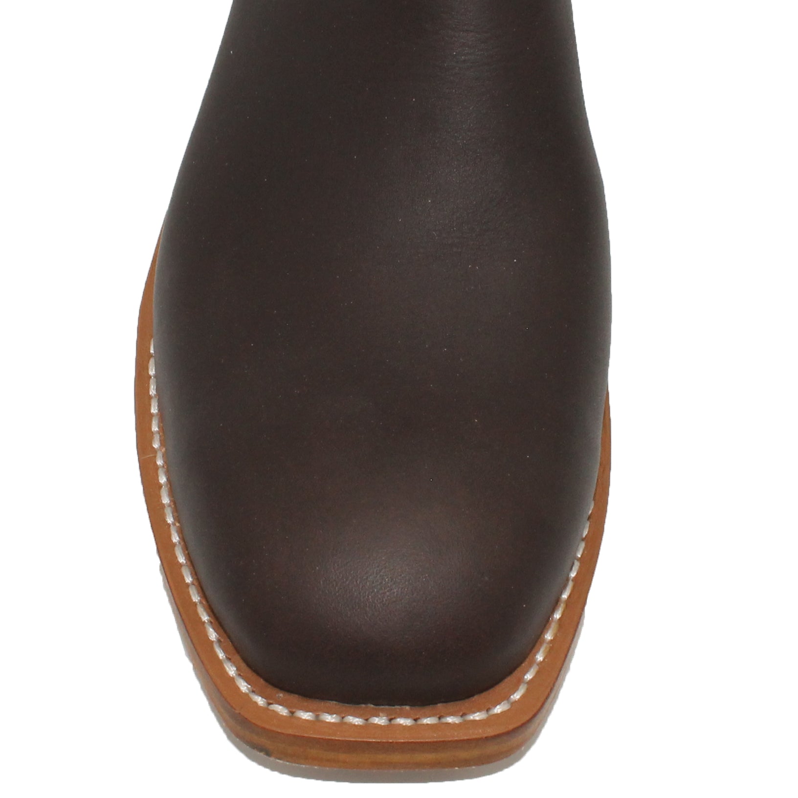 14" Brown Upper w/ Elkhorn Stitching in Wine
Brown Timberjack Steer Vamp
Wide French Square Toe
Block Heel