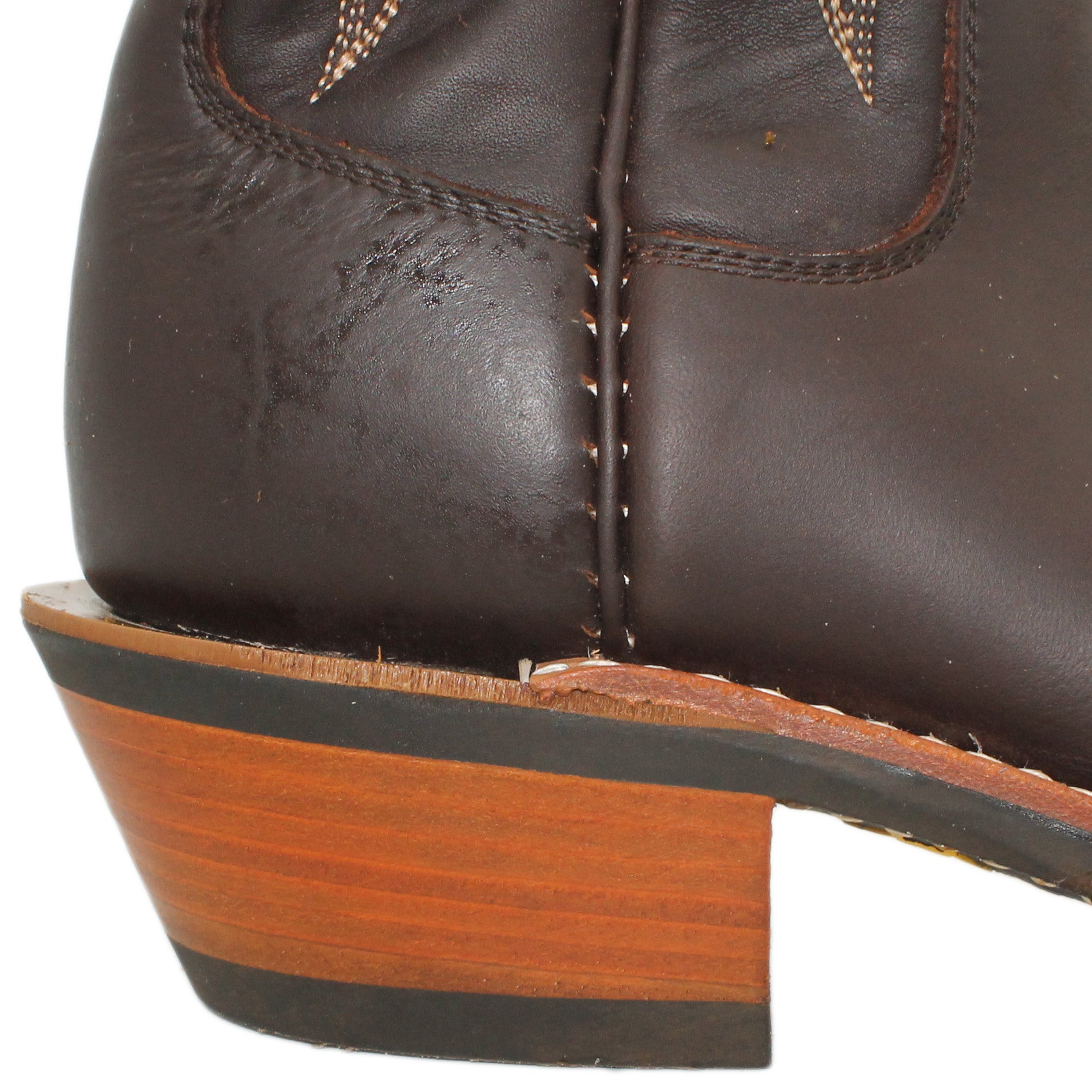 14" Brown Timberjack Upper w/ Oak Stitching
Brown Timberjack Steer Vamp
Round Toe
Block Heel
Vibram Chevron Sole