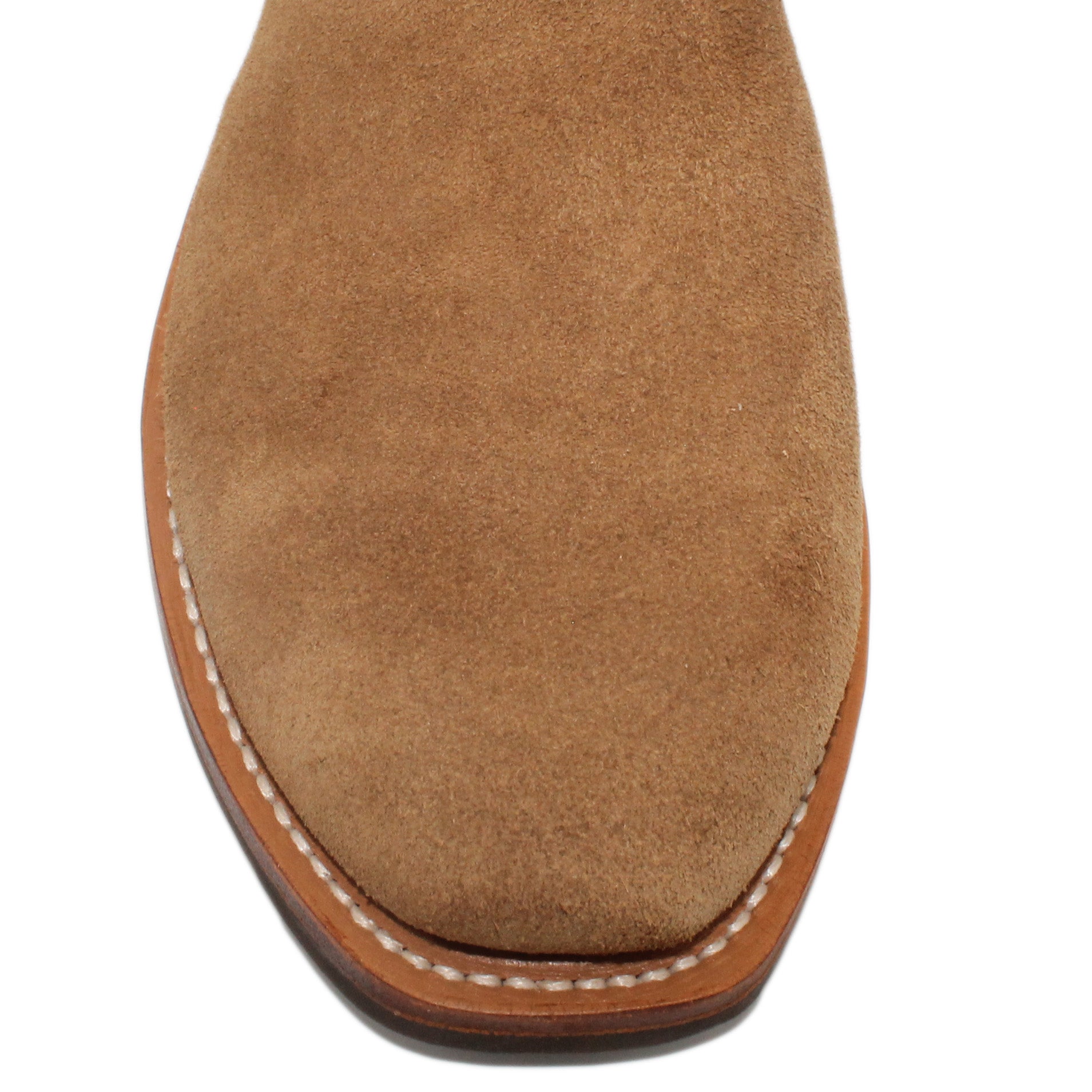 14" Brown Upper w/ Beck Classic Stitching
Saddle Timberjack Rough Out Steer Vamp
Regular Forties Square Toe
Slightly Tapered Heel