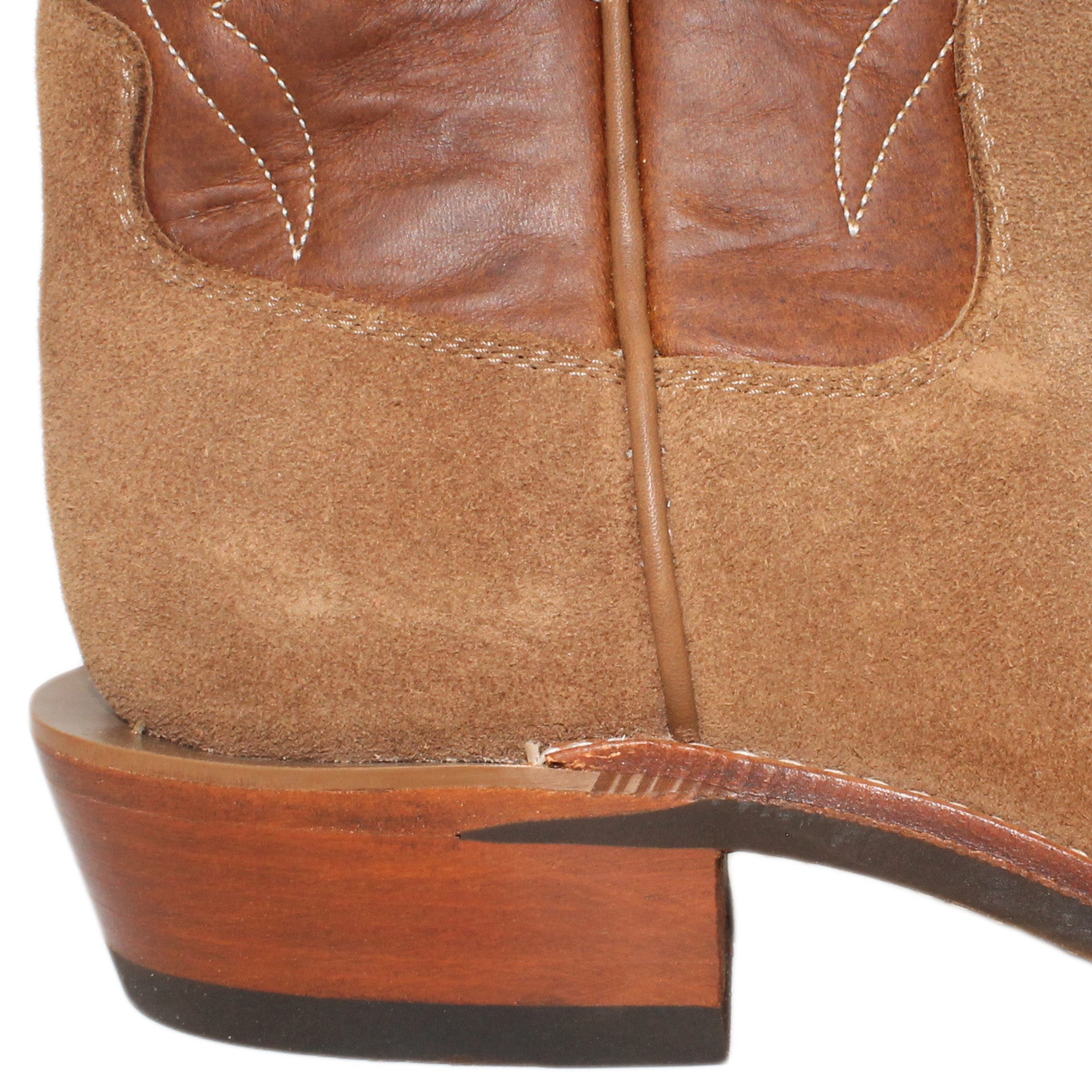 14" Brown Upper w/ Beck Classic Stitching
Saddle Timberjack Rough Out Steer Vamp
Wide French Square Toe
Slightly Tapered Heel