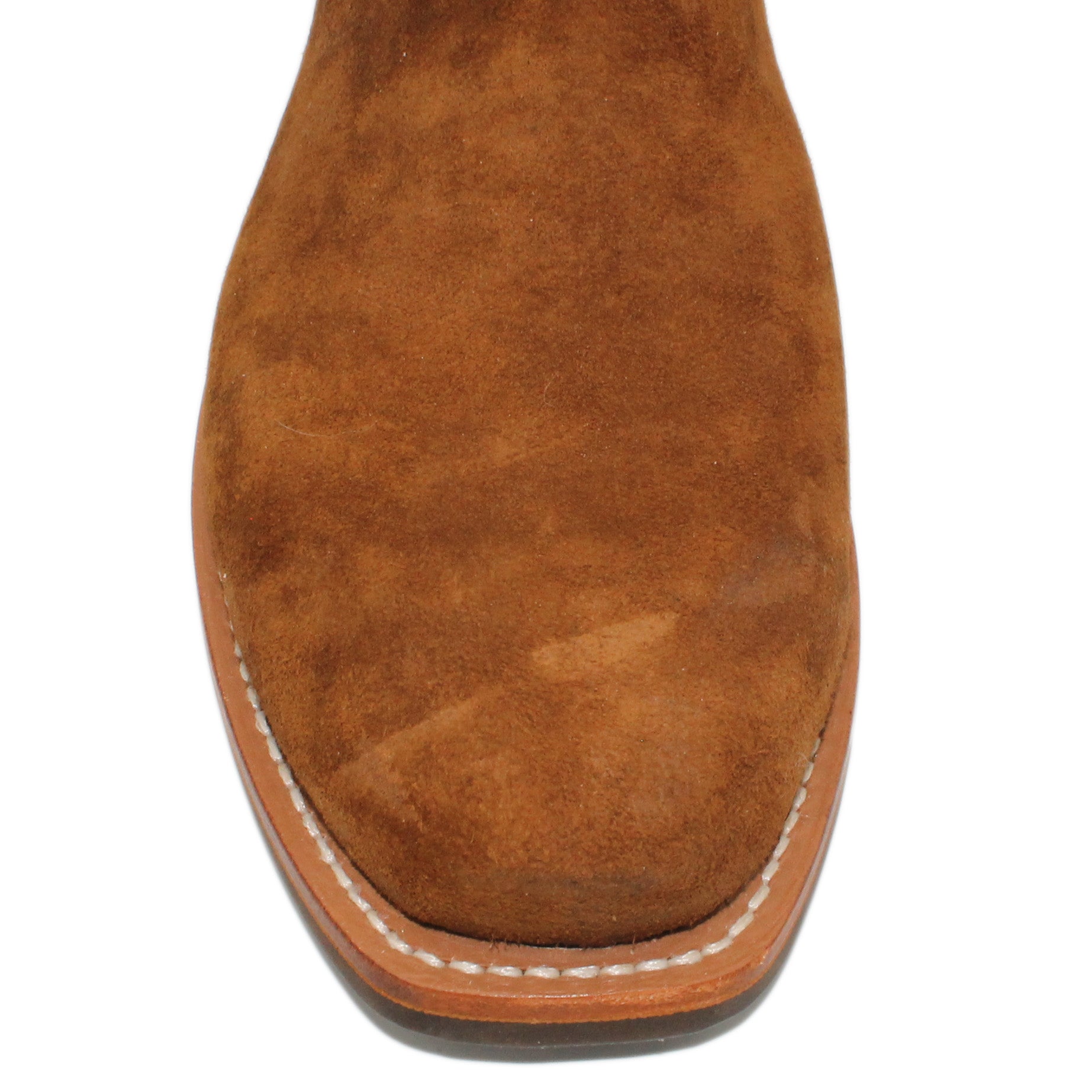 12" Brown upper w/ Loops Stitching
Tibetan Yak Rough Out Vamp
Regular Forties Square Toe
Slightly Tapered Heel