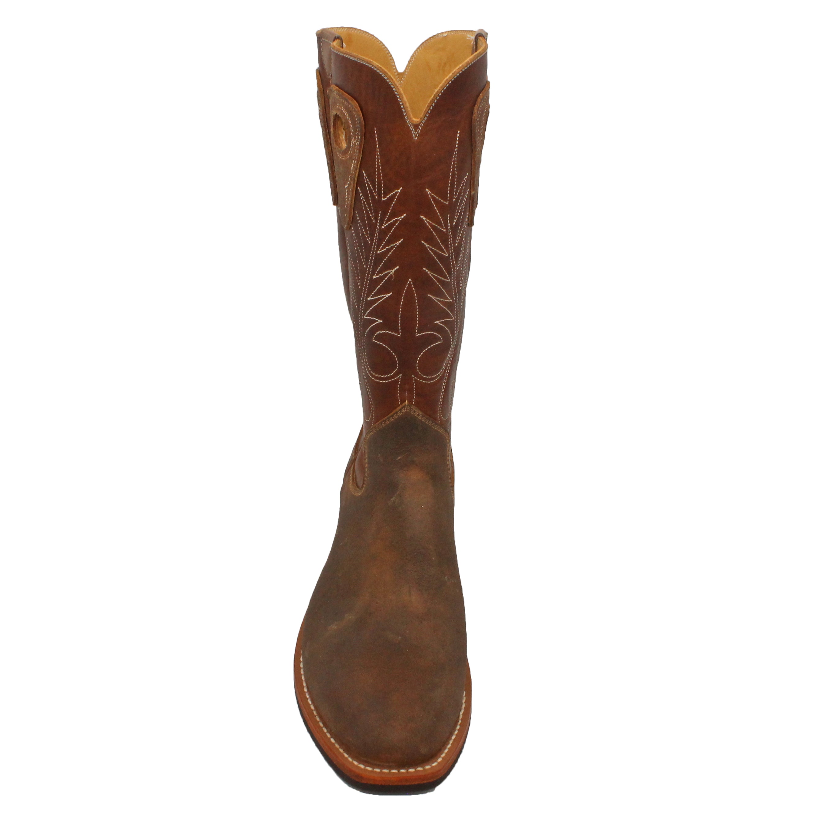 14" Brown Upper w/ Beck Classic Stitching
Waxed Steer Vamp
Wide French Square Toe
Slightly Tapered Heel