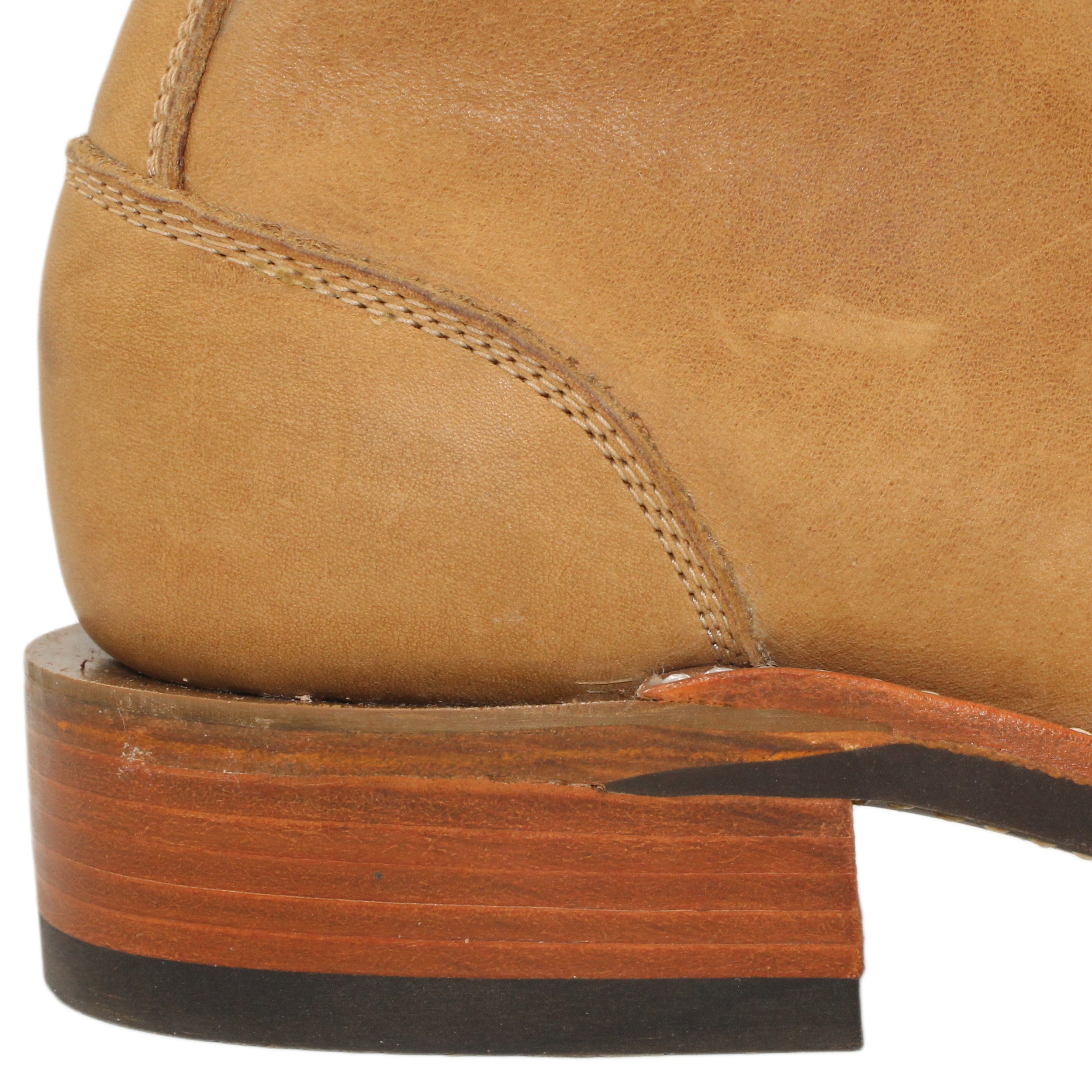 6" Lace-Up
Buckskin Steer
Round Toe
Block Heel