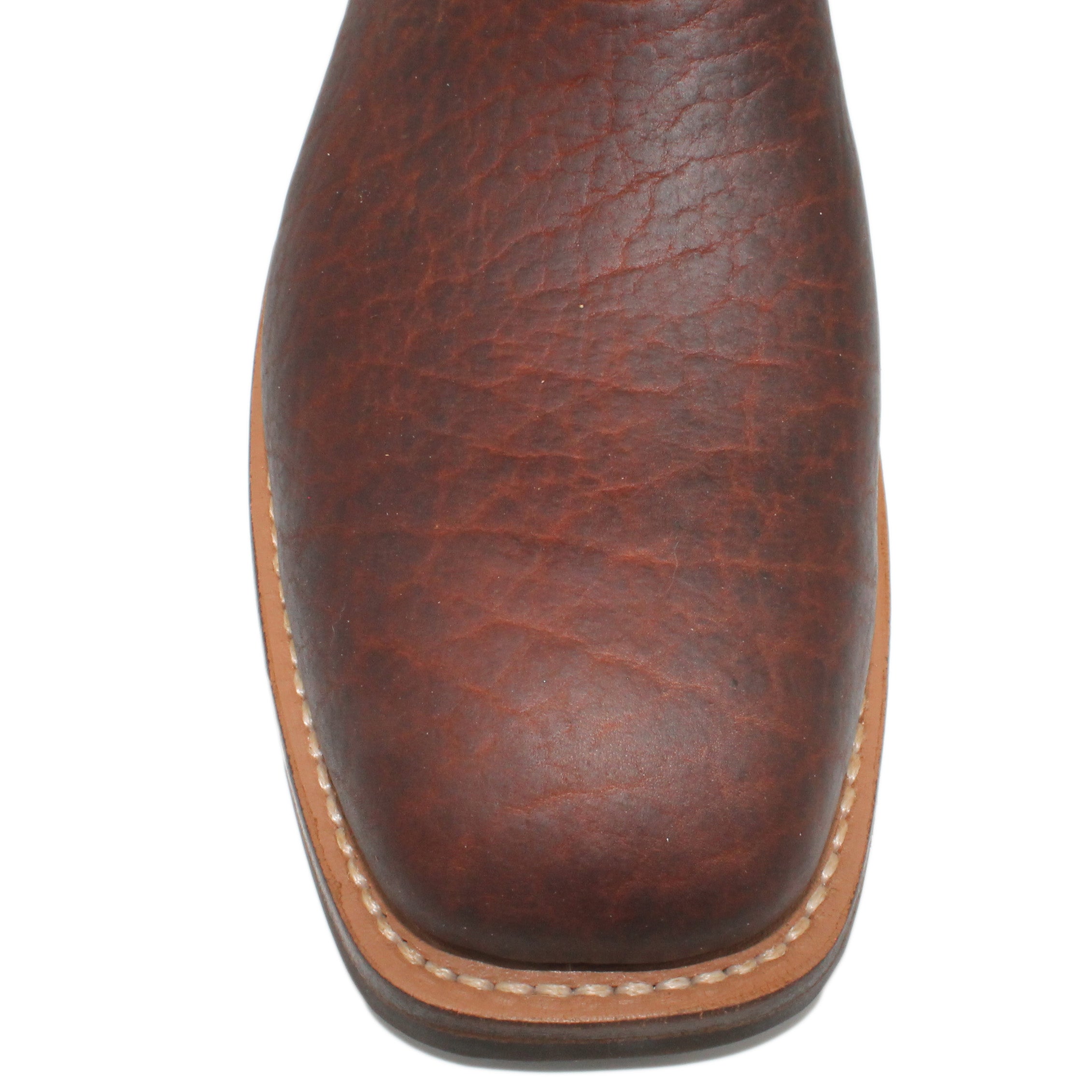 12" Forest Upper w/ Loops Stitching
Bison Vamp
Wide French Square Toe
Slightly Tapered Heel