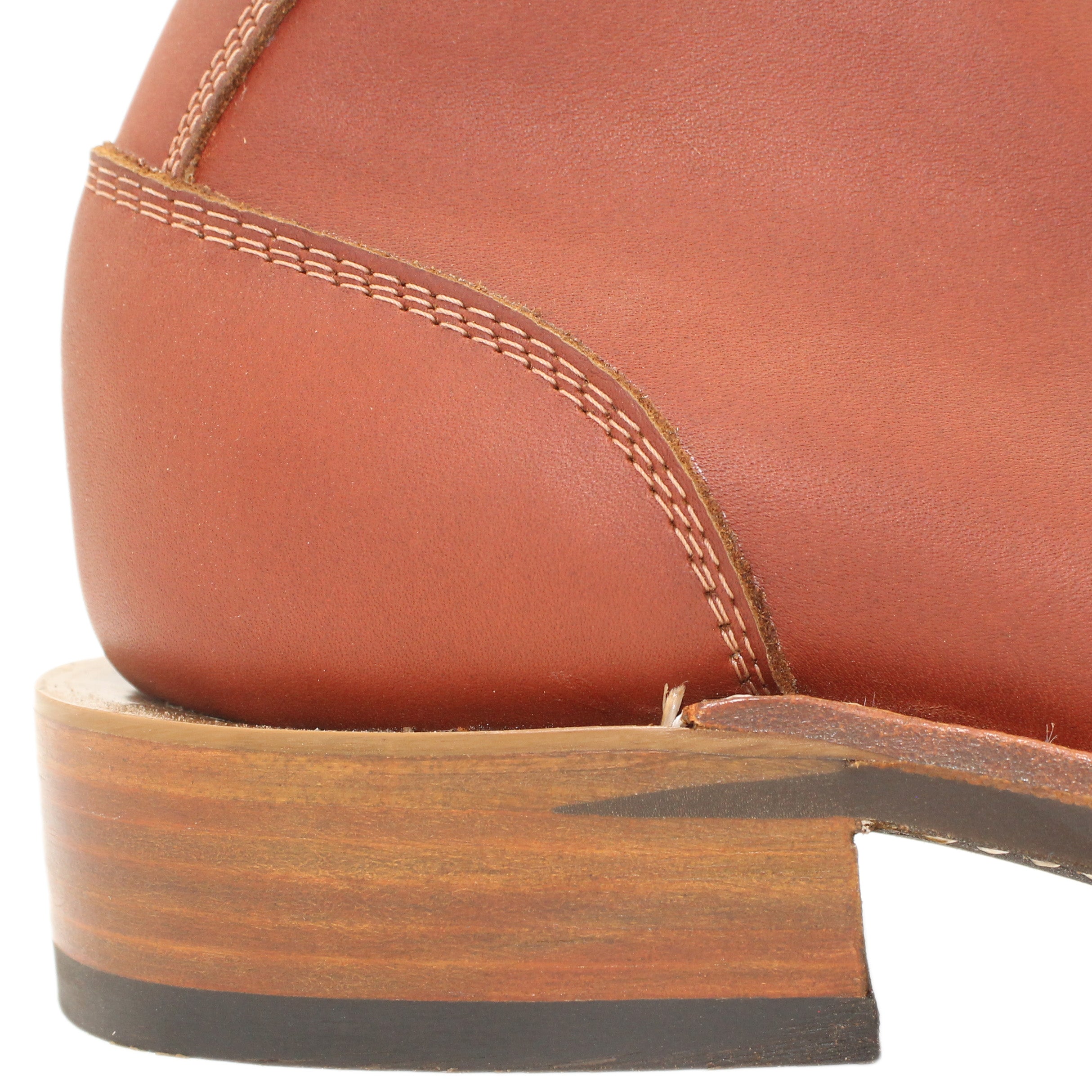 8" Lace-Up
Tan Timberjack Steer
Wide French Square Toe
Block Heel