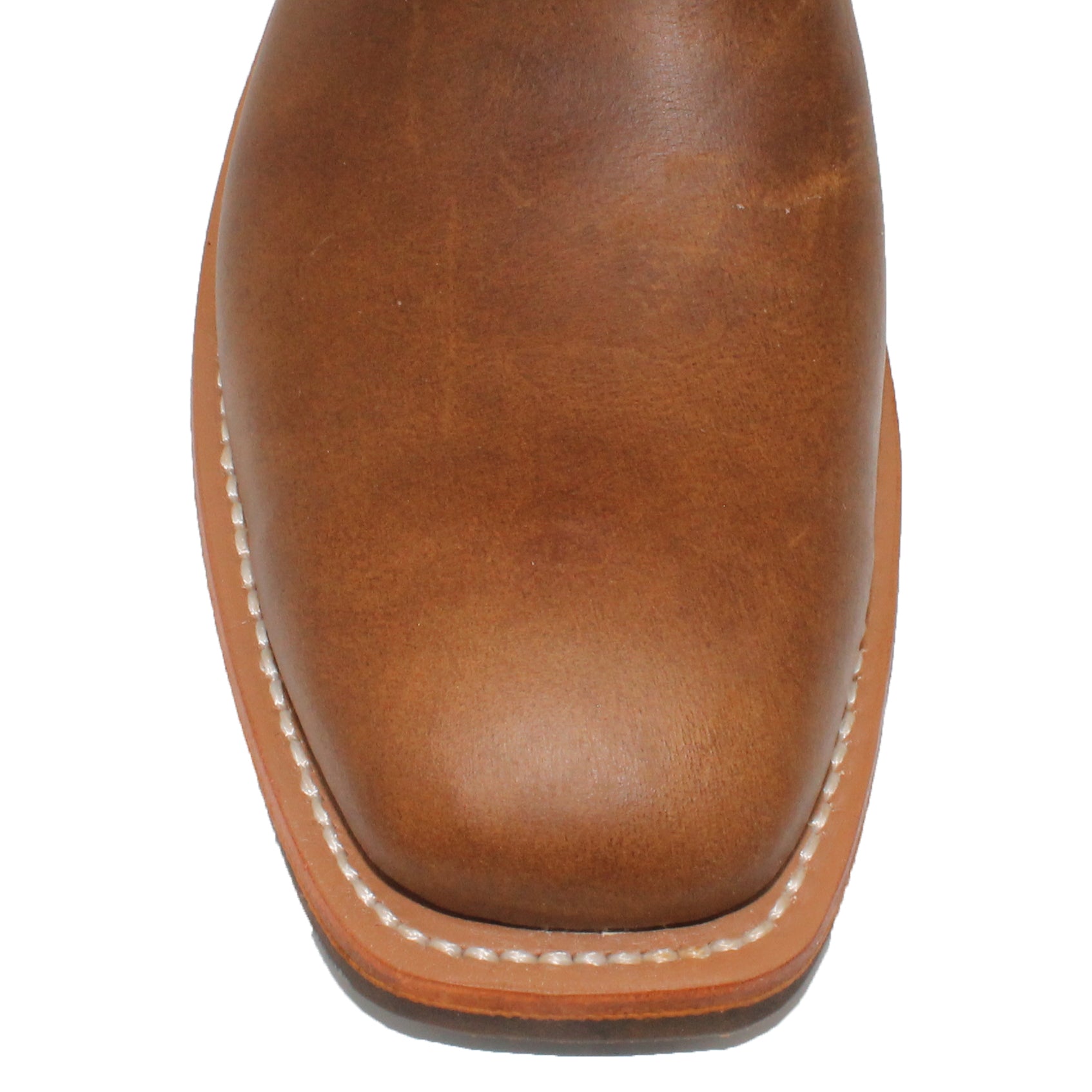 16" Red Uppers w/ Tulip Stitching
Oil Tan Steer Vamp
Wide French Square Toe
Slightly Tapered Heel