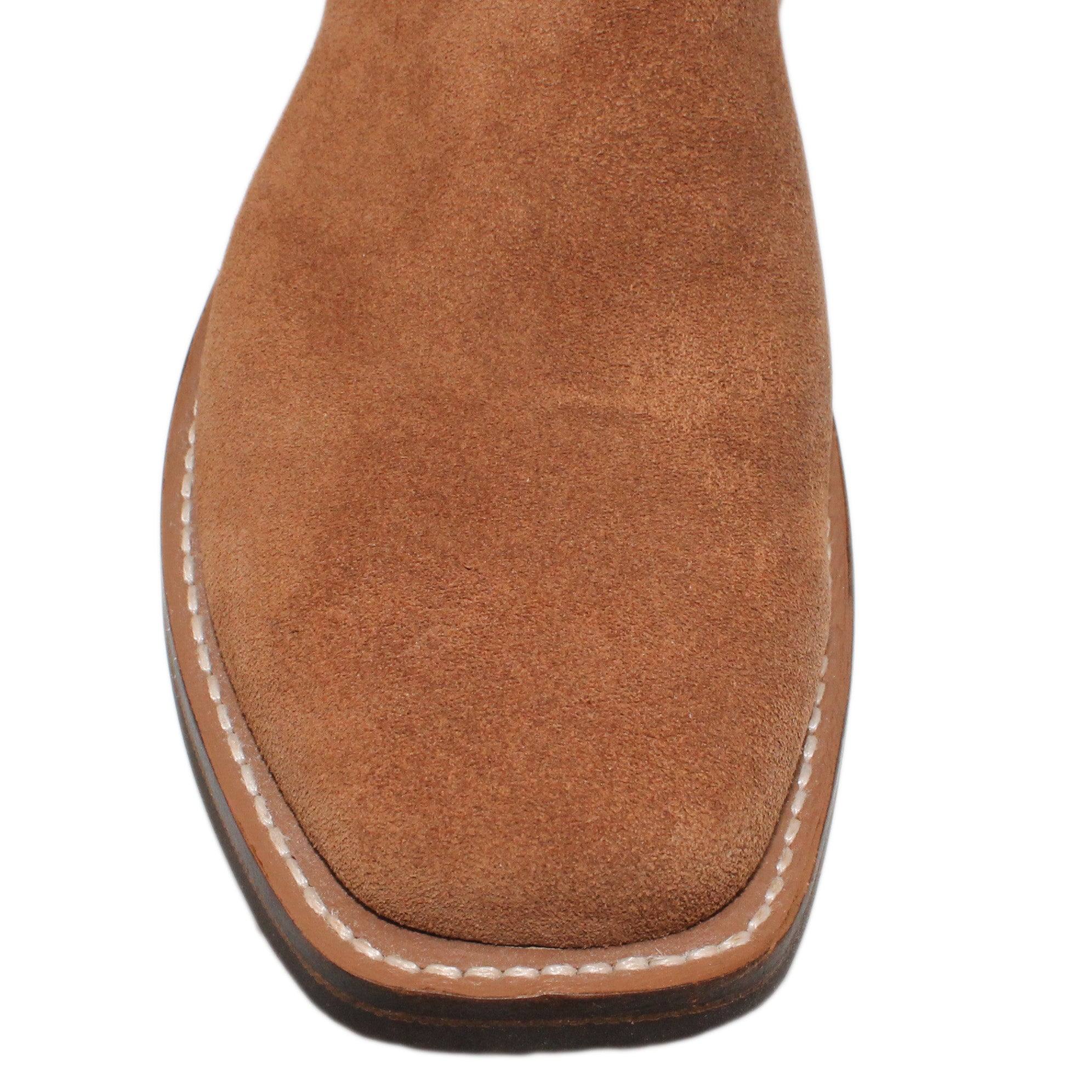 16" Red Upper w/ Tulip Stitching
Tan Timberjack Rough Out Steer Vamp
Wide French Square Toe
Slightly Tapered Heel