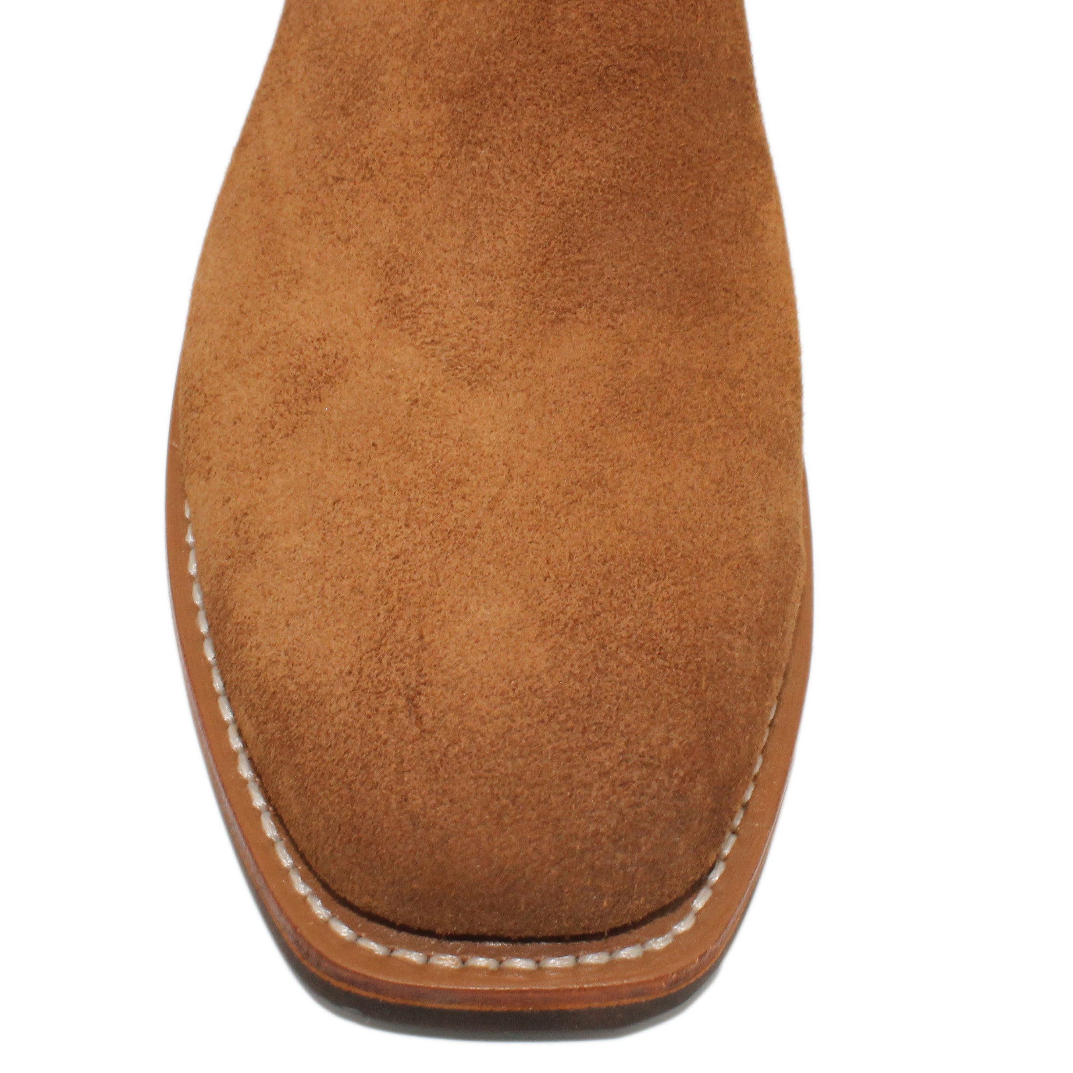 12" Wine Upper w/ Loops Stitching
Tan Timberjack Rough Out Steer Vamp
Wide French Square Toe
Slightly Tapered Heel