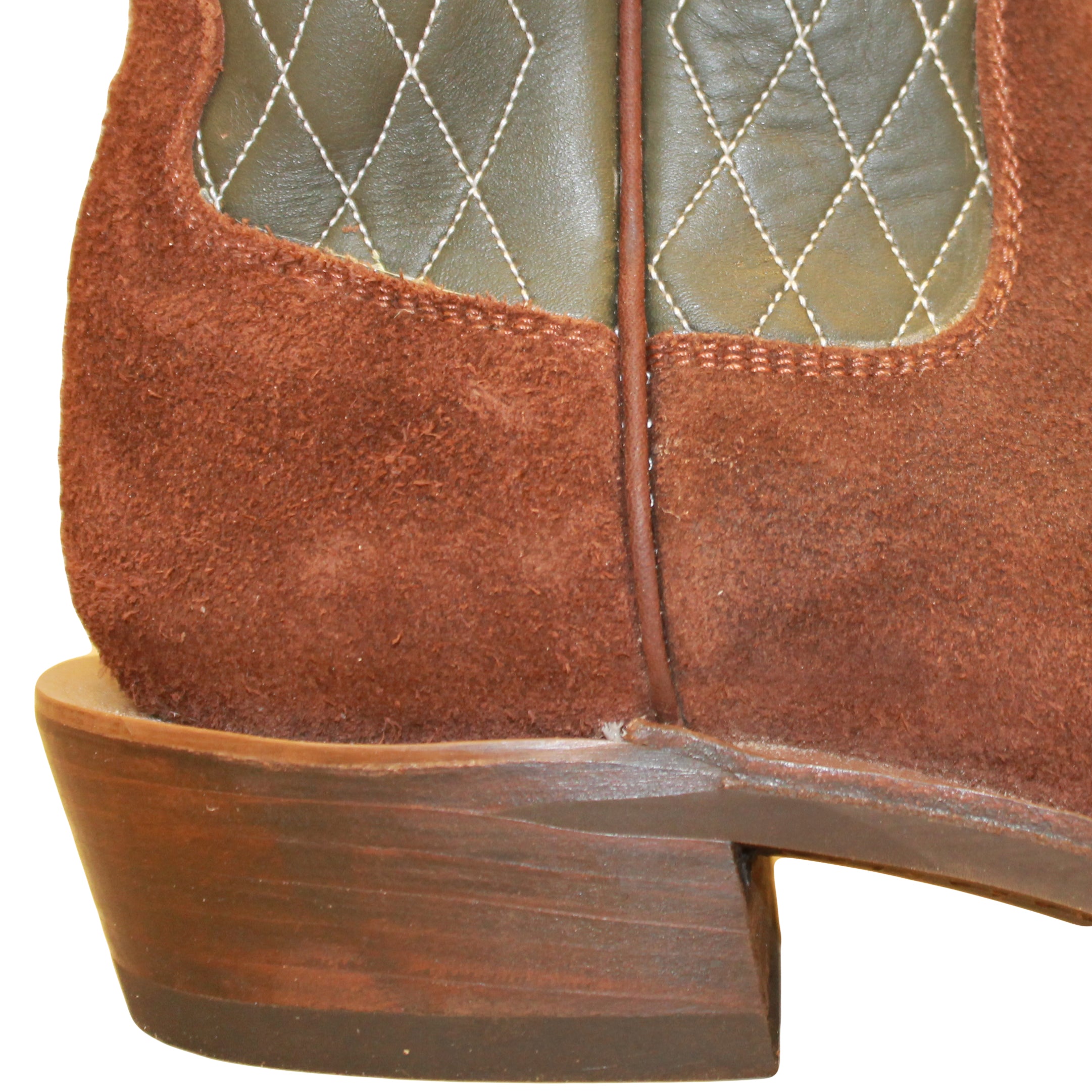 14" Forest Upper w/ Diamond Stitching
Brown Timberjack Rough Out Steer Vamp
Wide French Square Toe
Slightly Tapered Heel