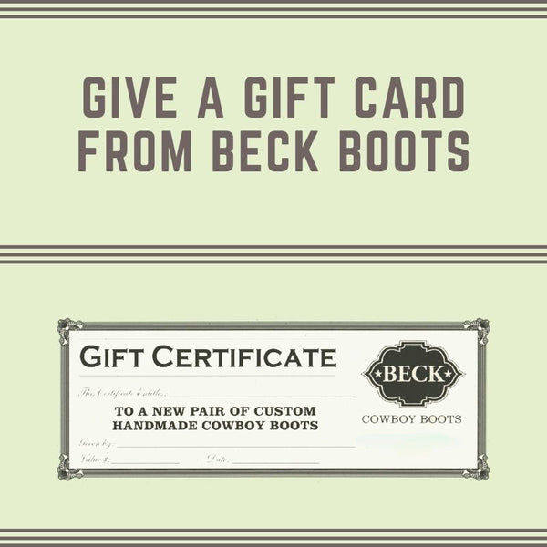 Custom Cowboy Shop Gift Cards