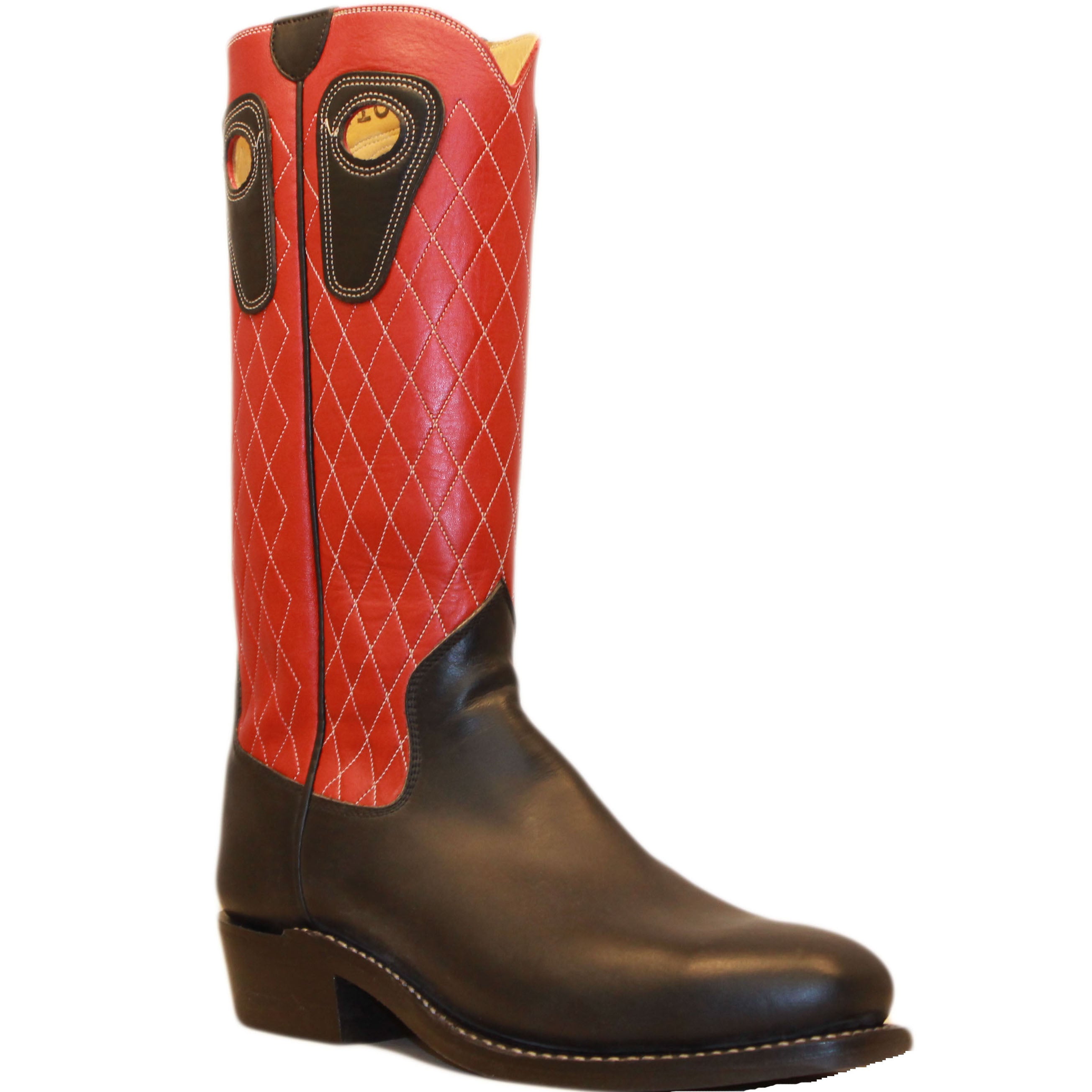 14" Upper With Diamond Stitching - Beck Cowboy Boots