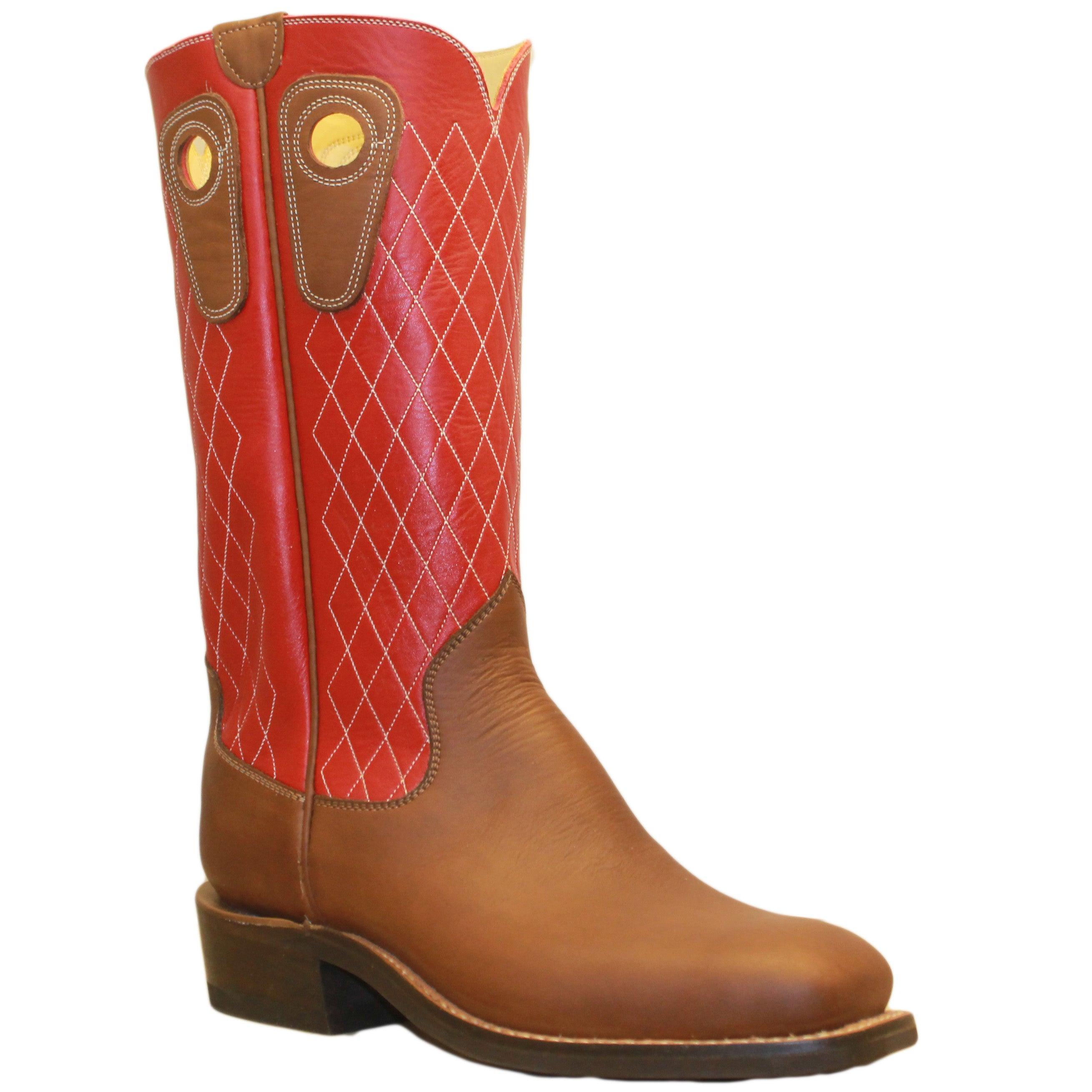 14" Upper With Diamond Stitching - Beck Cowboy Boots