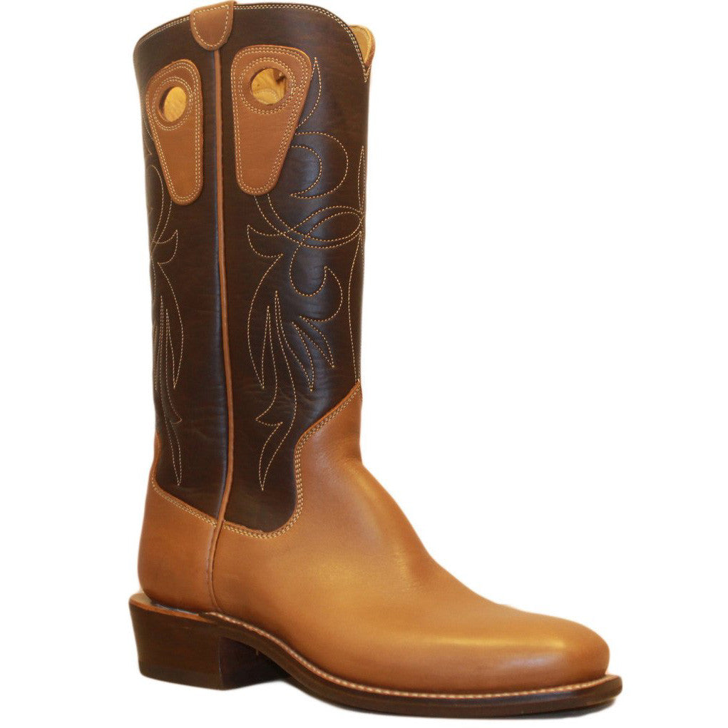 14" Brown Upper w/ Elkhorn Stitching
Saddle Anvil Steer Vamp
Wide French Toe
Slightly Tapered Heel