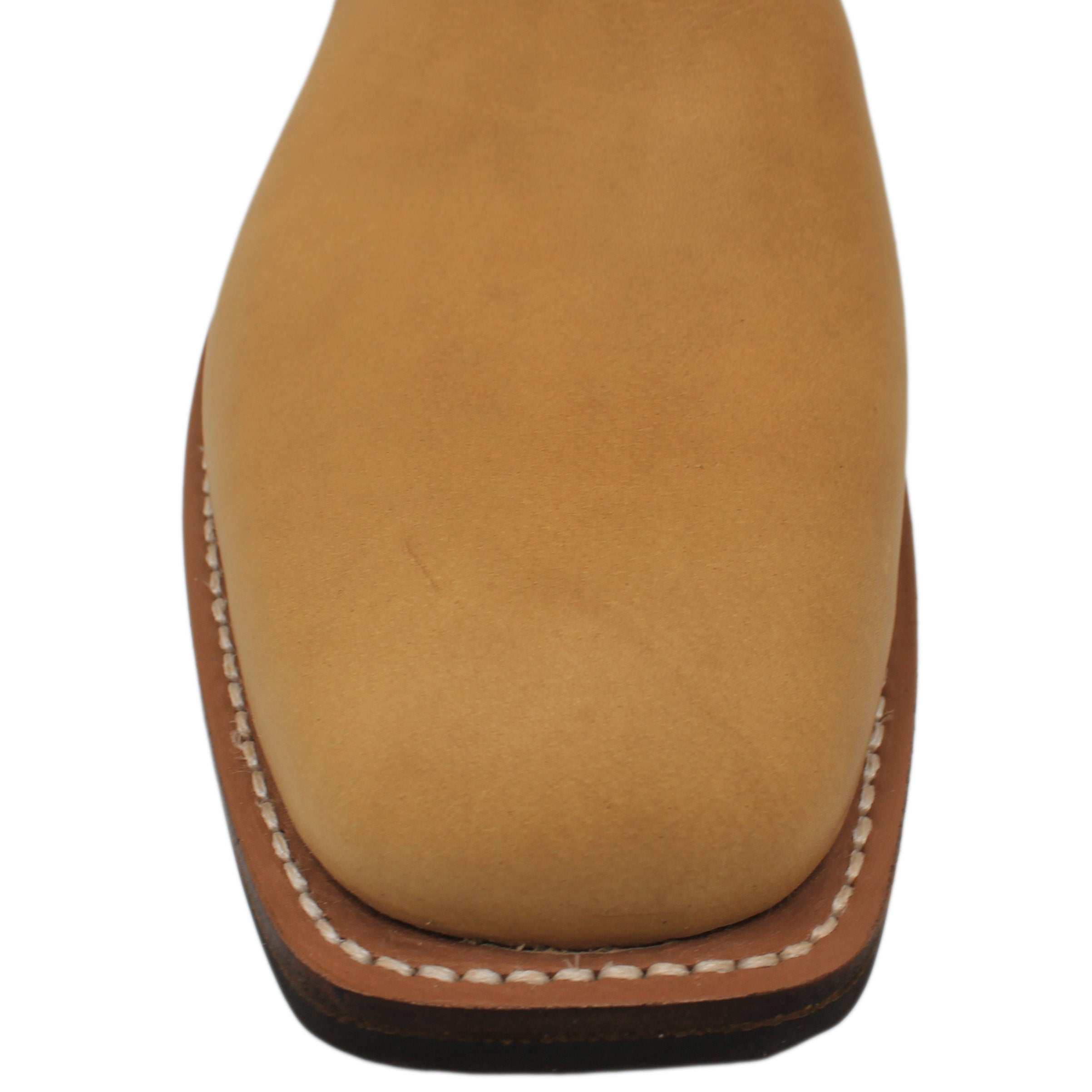 14" Wine Upper w/& Beck Classic Stitching
Buckskin Steer Vamp
Wide French Square Toe
Slightly Tapered Heel