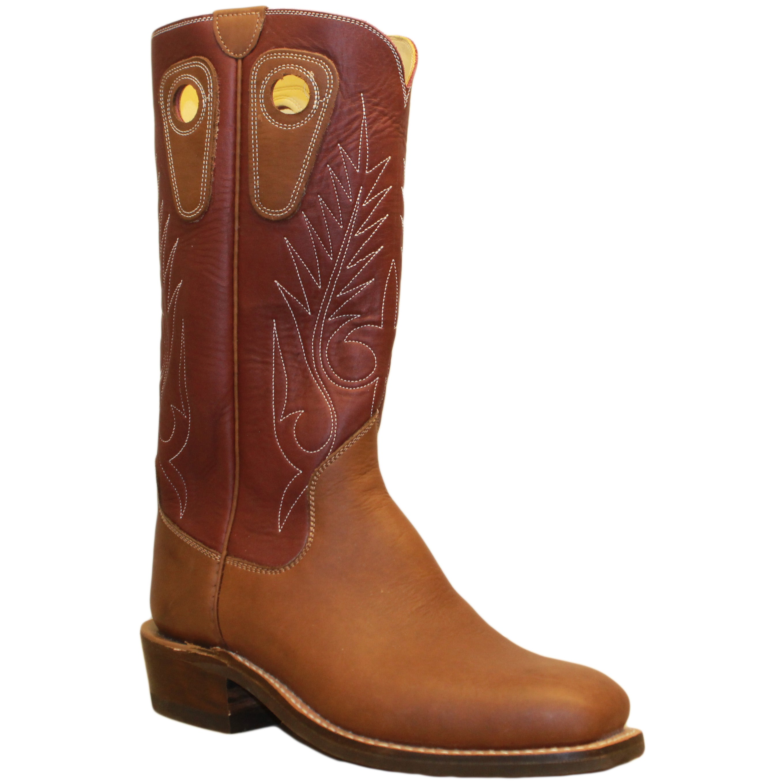 14" Wine Upper w/ Beck Classic Stitching
Saddle Timberjack Steer Vamp
Wide French Square Toe
Slightly Tapered Heel