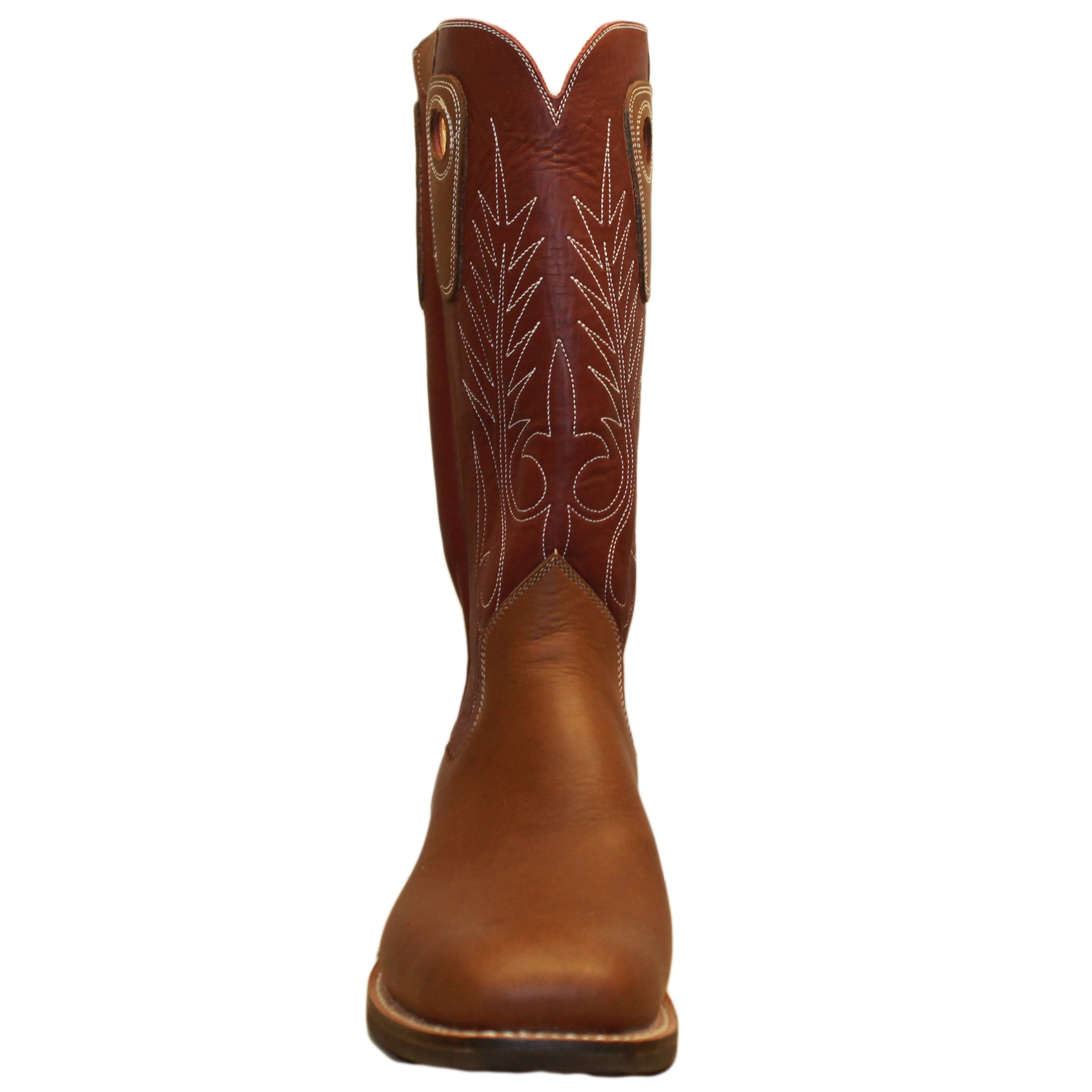 14" Wine Upper w/ Beck Classic Stitching
Saddle Timberjack Steer Vamp
Wide French Square Toe
Slightly Tapered Heel