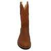 12" Brown upper w/ Loops Stitching

Saddle Timberjack Steer Vamp

Round Toe

Block Heel