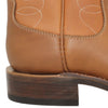 12" Brown upper w/ Loops Stitching

Saddle Timberjack Steer Vamp

Round Toe

Block Heel