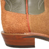 14" Forest upper w/ Beck Classic Stitching

Saddle&nbsp;Timberjack Rough Out Steer Vamp

Tan Timberjack Rough Out Counter

Wide French Square Toe

Slightly Tapered Heel