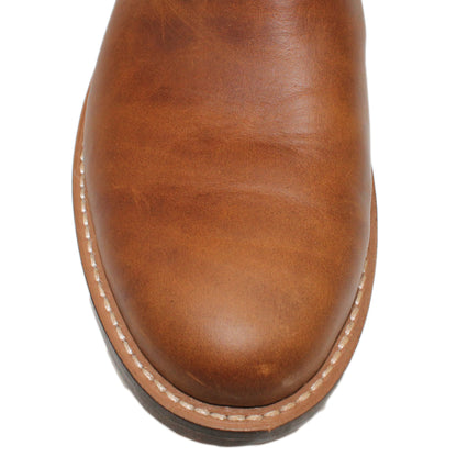 16" Green upper w/ Diamond Stitching in Grey

Oil Tan Steer Vamp

Regular Round Toe

Underslung Heel