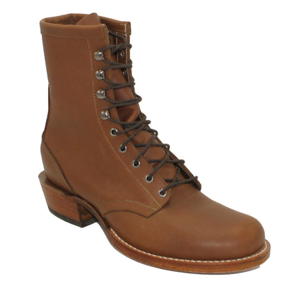 8" Lace-Up

Saddle Timberjack Steer

Munson Toe

Slightly Tapered Heel