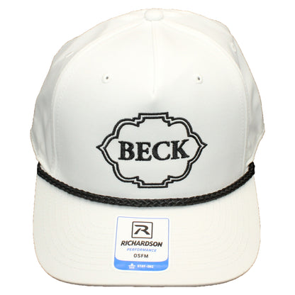 Beck Cowboy Boot's White Rope Hat