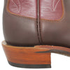 14" Wine Upper w/ Diamond Stitching

Brown Timberjack Steer Vamp

Regular Forties Square Toe

Slightly Tapered Heel