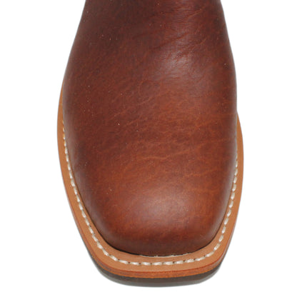 14" Blue upper w/ Beck Classic Stitching

Bison Vamp

Wide French Square Toe

Slightly Tapered Heel
