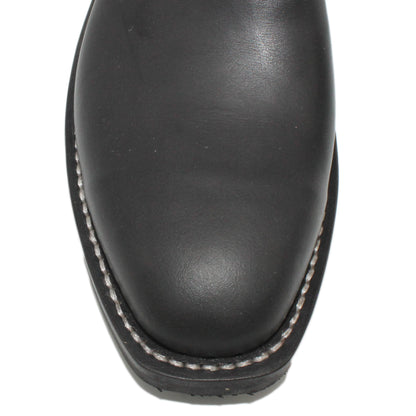 14" Blue Upper w/ Beck Classic Stitching

Black Steer Vamp

Regular French Square Toe

Slightly Tapered Heel