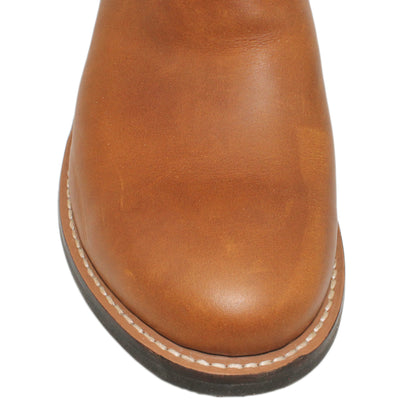 12" Blue Upper w/ Loops Stitching

Oil Tan Steer Vamp

Round Toe

Slightly Tapered Heel