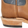12" Blue Upper w/ Loops Stitching

Saddle Timberjack Steer Vamp

Wide French Square Toe

Slightly Tapered Heel