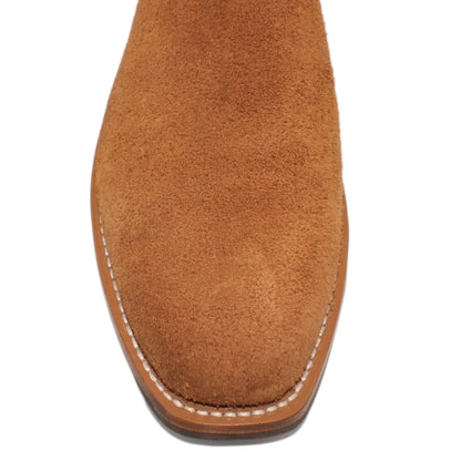 14" Blue Upper w/ Beck Classic Stitching

Tan Timberjack Rough Out Steer Vamp

Regular French Square Toe

Slightly Tapered Heel