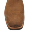 12" Blue upper w/ Loops Stitching

Waxed Rough Out Steer Vamp

Wide French Square Toe

Block Heel