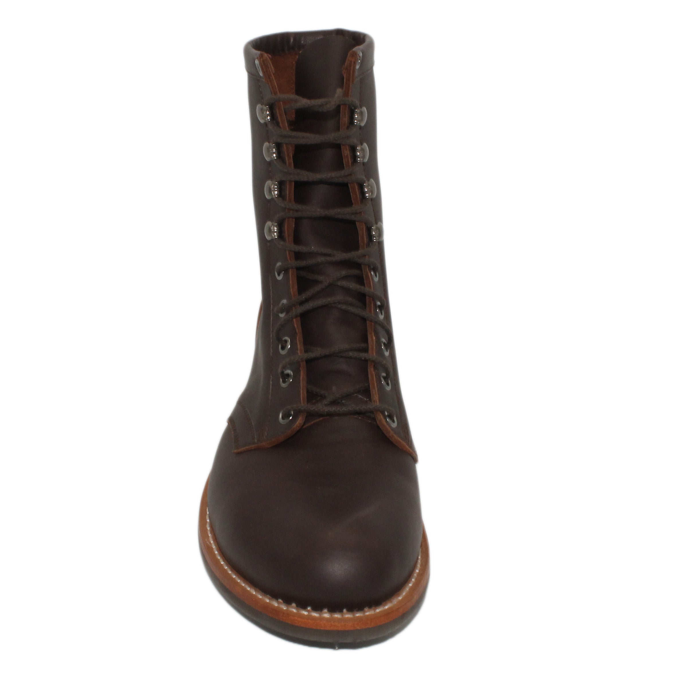 8" Lace-Up

Brown Timberjack Steer

Round Toe

Block Heel

Vibram Mini Lug Sole