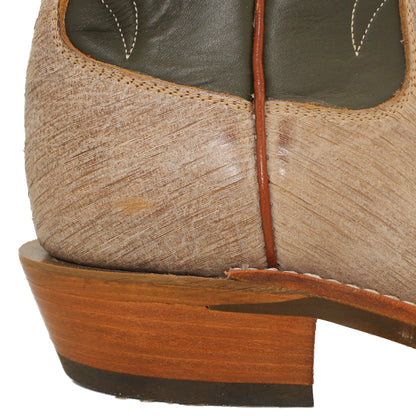 14" Forest upper w/ Beck Classic Stitching

Bifrost Yak Vamp

Regular French Square Toe

Slightly Tapered Heel