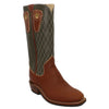14" Forest Upper w/ Diamond Stitching

Bourbon Waxed Steer Vamp

Regular Forties Square Toe

Slightly Tapered Heel