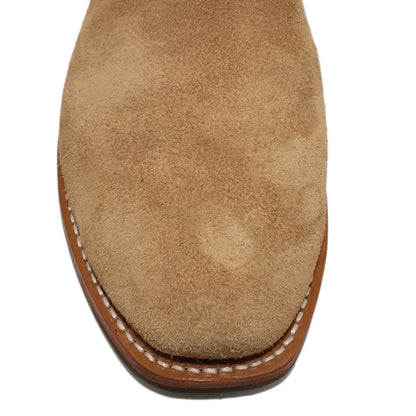 12" Forest Upper w/ Loops Stitching

Buckskin Steer Vamp

Regular Forties Square Toe

Slightly Tapered Heel