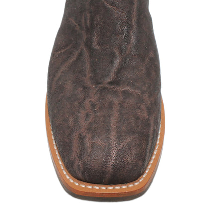 14" Forest upper w/ Diamond Stitching

Vintage Nicotine Elephant Vamp

Wide French Square Toe

Block Heel