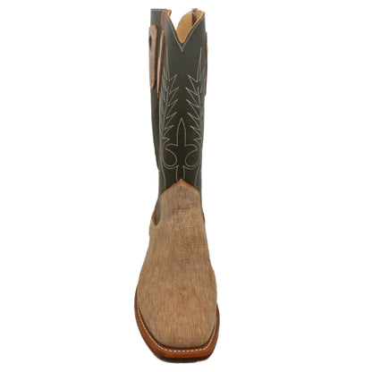 14" Forest upper w/ Beck Classic Stitching

Tibetan Yak Vamp

Wide French Square Toe

Slightly Tapered Heel