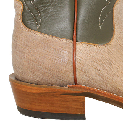 14" Forest upper w/ Beck Classic Stitching

Tibetan Yak Vamp

Wide French Square Toe

Slightly Tapered Heel