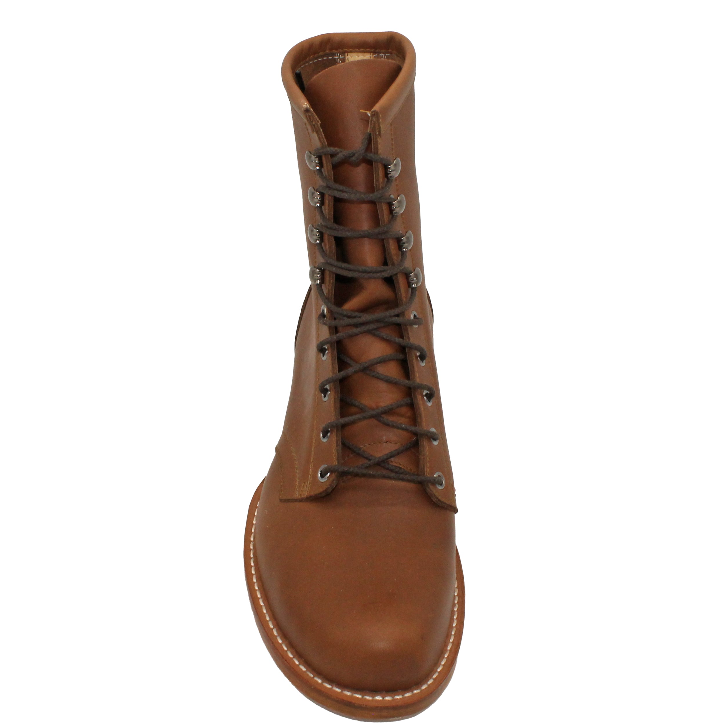 8" Lace-Up

Saddle Timberjack Steer

Munson Toe

Slightly Tapered Heel
