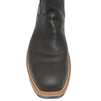 16" Purple Upper w/ Tulip Stitching

Black Steer Vamp

Wide French Square Toe

Slightly Tapered Heel