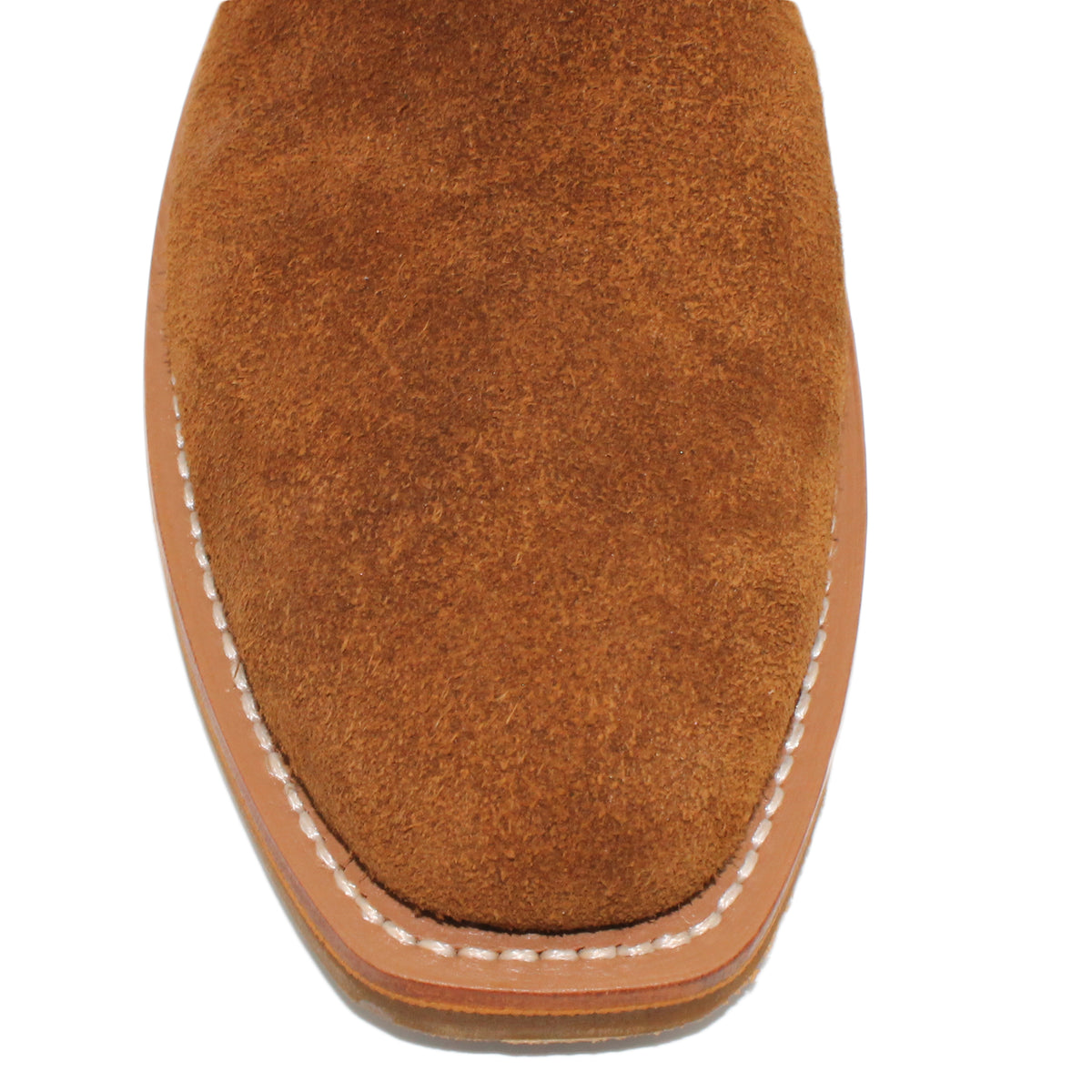 14" Red Upper w/ Diamond Stitching

Bison Rough Out Steer Vamp

Regular French Square Toe

Slightly Tapered Heel
