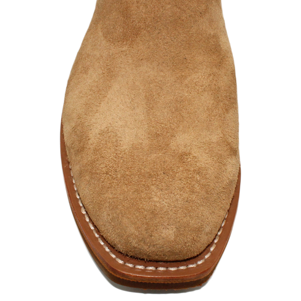16" Red Upper w/ Tulip Stitching

Buckskin Rough Out Steer Vamp

Regular Forties Square Toe

Slightly Tapered Heel