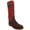 Red Uppers w/ Tulip Stitching

Grizzly Steer Vamp

Wide French Square Toe

Block Heel