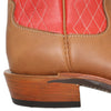 14" Red Uppers w/ Diamond Stitching

Saddle Timberjack Steer Vamp

Regular French Square Toe

Slightly Tapered Heel